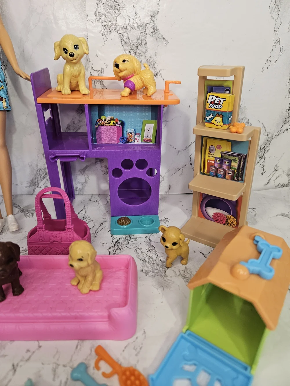 Barbie Pet Vet Playset with Doll and Puppies